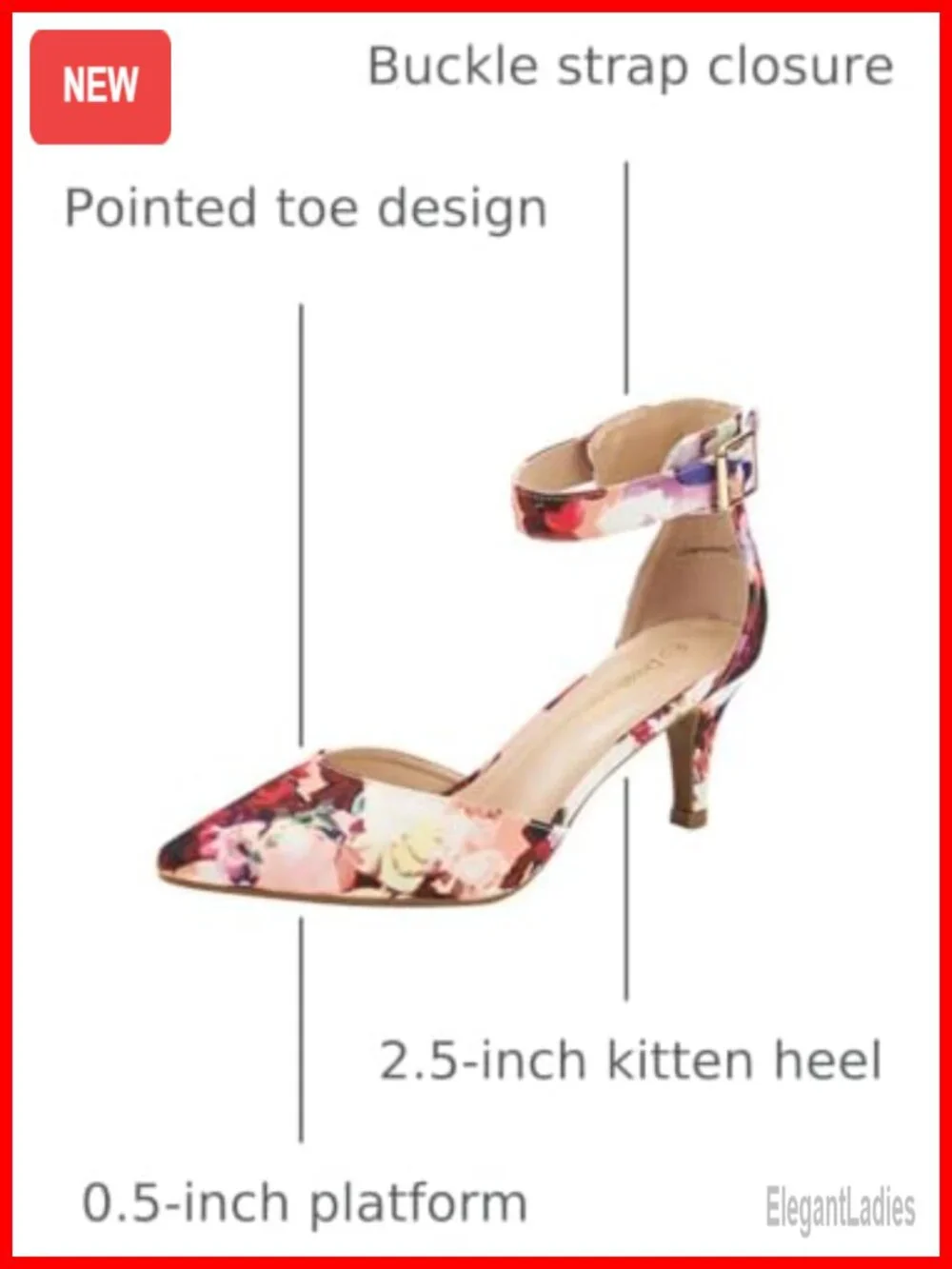 Kitten Heel Low Heel Closed Pointed Toe Pumps Wedding Party Dress Shoes